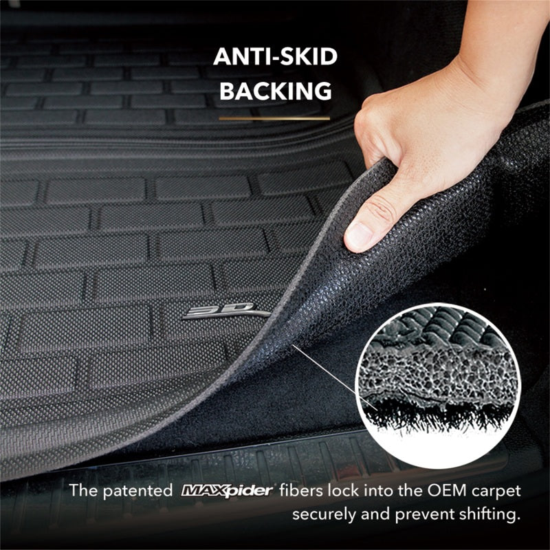 3D MAXpider 21-23 Polestar 2 Kagu Black Cargo Liner