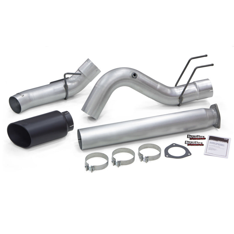 Banks Power 2017 Ford 6.7L 5in Monster Exhaust System - Single Exhaust w/ Black Tip