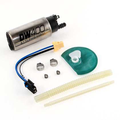 DeatschWerks 415LPH DW400 In-Tank Fuel Pump with 9-1046 Install Kit 11-14 Ford Mustang V6 or V8 GT